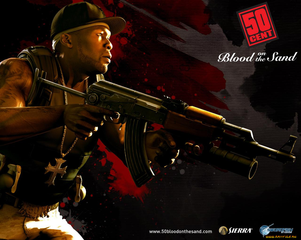 50, cent, blood, on, the, sand, , 